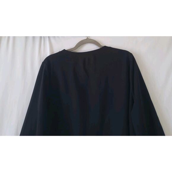 Pomander Place Tuckernuck Black Palmer Lace Ruffle Top XXL - Picture 9 of 9